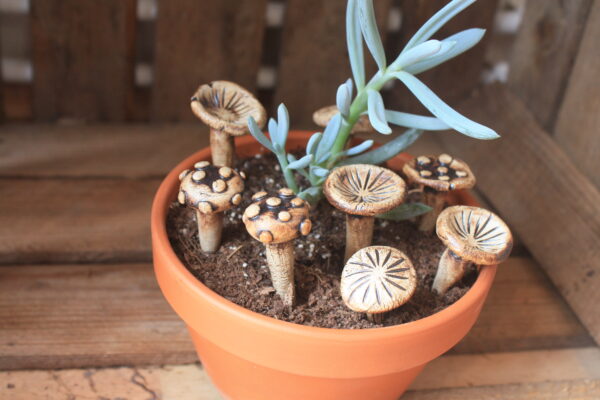Miniature Fairy Garden Mushrooms - Image 5
