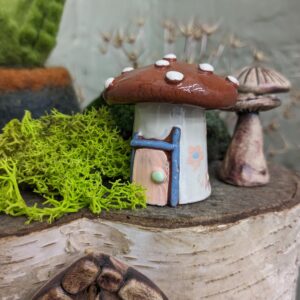 Terracotta Mini Fairy House