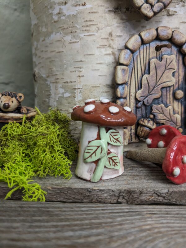 Terracotta Mini Fairy House - Image 6